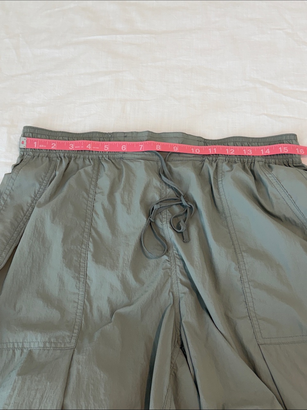 NWT Daily Practice Anthropologie Sage Parachute Cargo Pants Utility Wide Leg - Picture 9 of 13